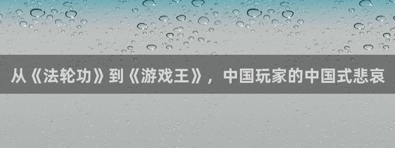 蓝图娱乐官网技术有限公司怎么样：从《法轮功》到《游戏王》，中国玩家的中国式悲哀